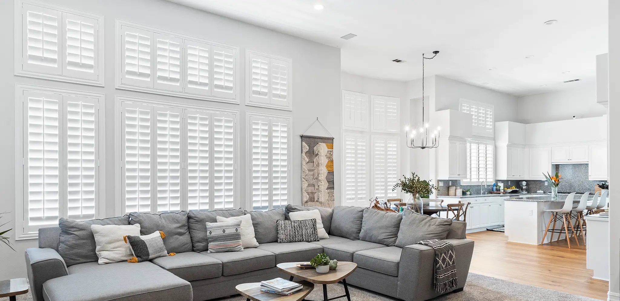 Shutters in a Las Vegas living room