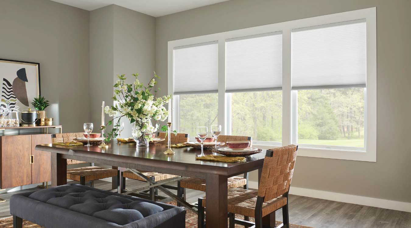 Cell shades in Las Vegas kitchen