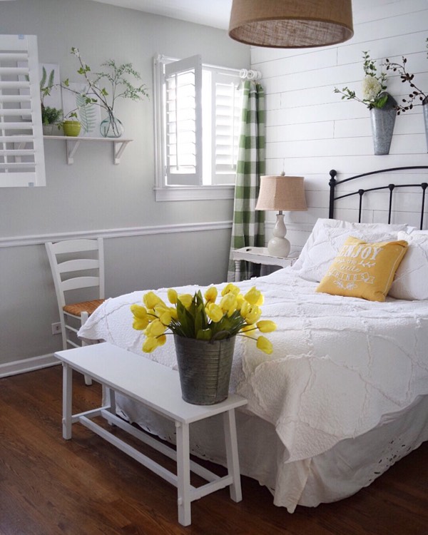 Las Vegas cottage bedroom shutters