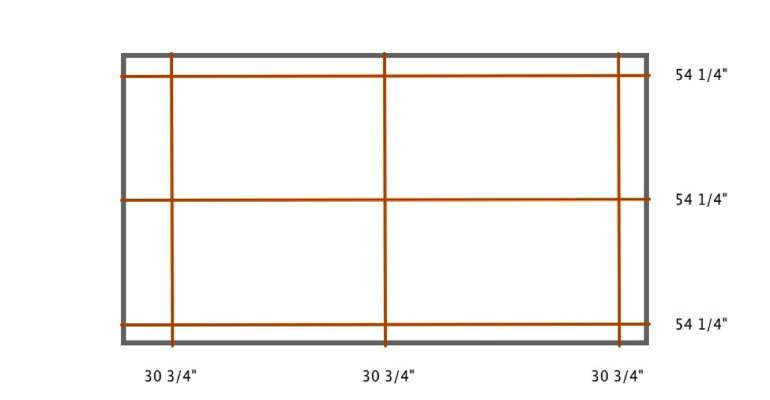 Las Vegas indoor shutter measurement diagram