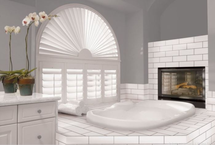 Las Vegas arched window