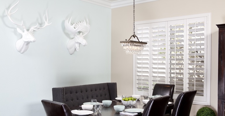 Las Vegas dining room shutters