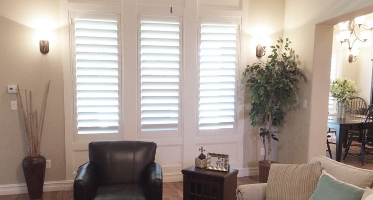 Las Vegas parlor white shutters